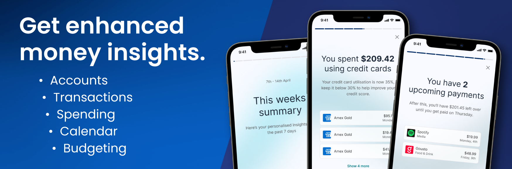 Money360 enhanced money insights landing page banner