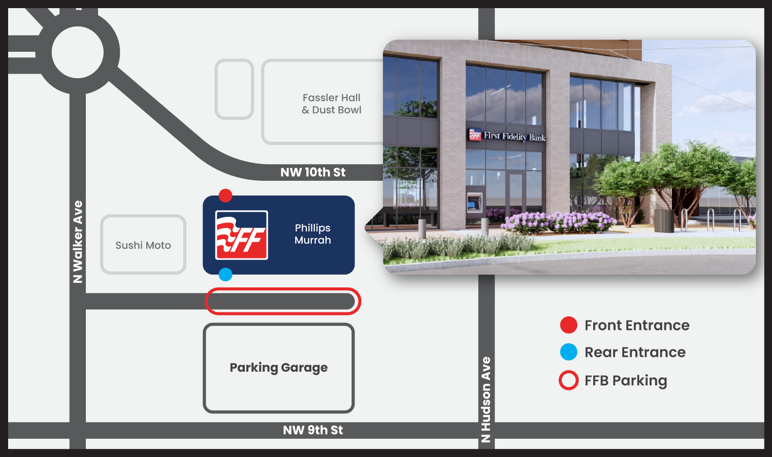 Midtown OKC Branch Map